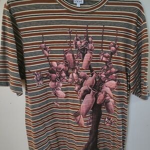 Loewe Multicolor Striped Garment